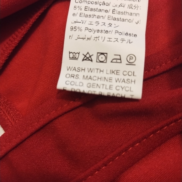 Shein women's red pullover crop top corset w/boning size small - Picture 8 of 10